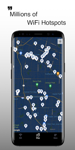 Android application WFM- Find WiFi Password on Map screenshort