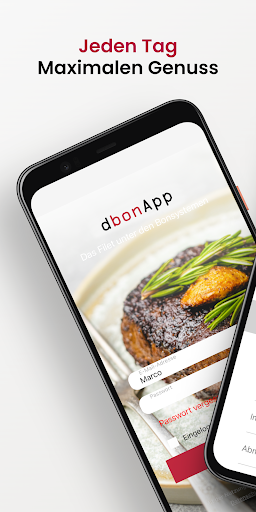Android application dbonApp screenshort