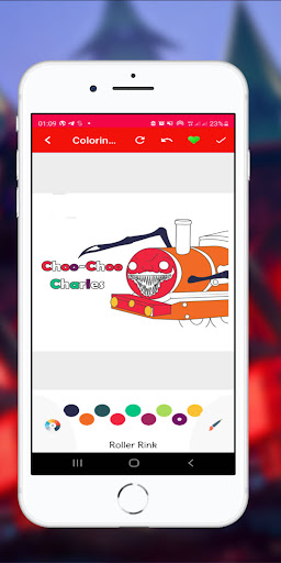 Choo-Choo charles Coloring 2