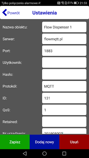 FlowIoT-01 Screen 3