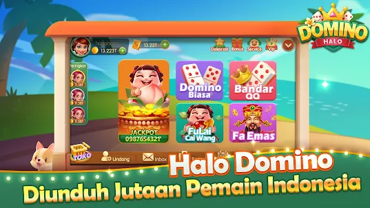 Halo Domino-QiuQiu Gaple slots