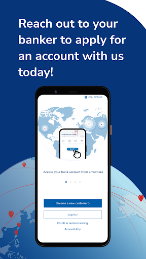 Android application East West Bank BusinessExpress screenshort