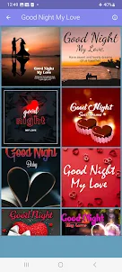 Good night love images