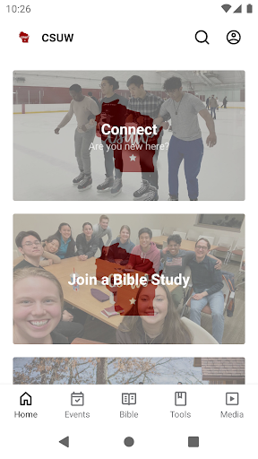 Android application CS@UW Madison screenshort