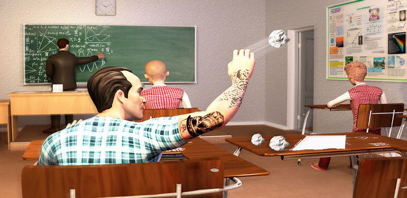 High School Gangster- Bully School Life Simulator