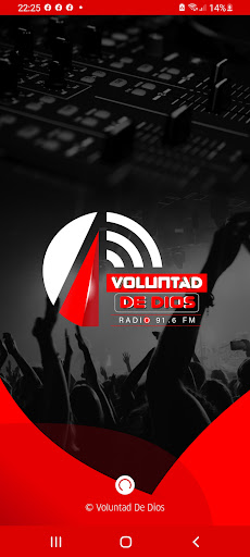 Android application Radio y Tv Voluntad de Dios screenshort