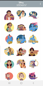 Captura de Pantalla 5 Disney Stickers: Aladdin android