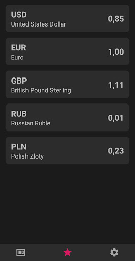 Currency Screen 2
