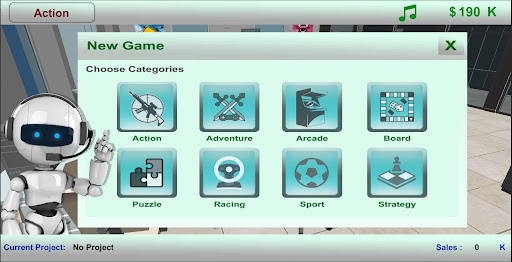 Game Dev Studio Tycoon Screen 2