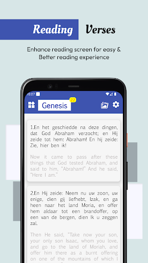 Android application Dutch English Bible screenshort
