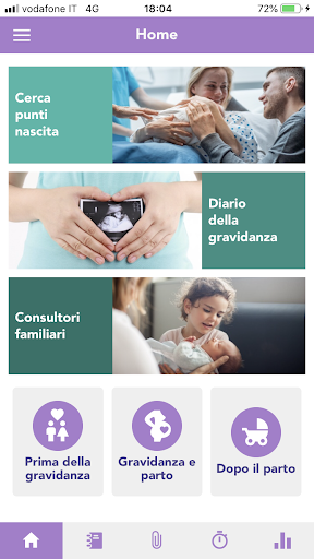 Android application Mamma in salute screenshort