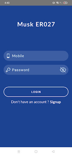 Android application Musk ER027 screenshort