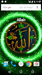 screenshot of Allah Clock Live Wallpaper