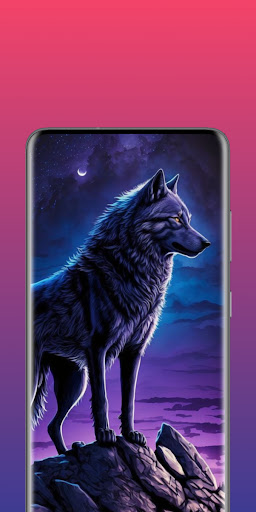 wallpaper wolf 4k Screen 3