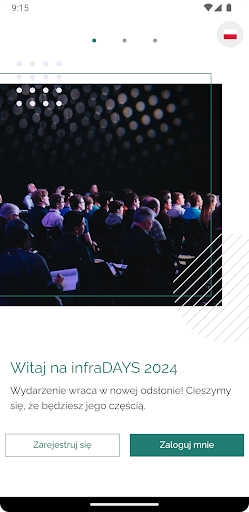Android application infraDAYS24 App screenshort