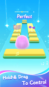 Fluffy Ball: Music Hop Game