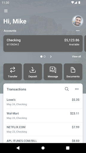 Pioneer Bank & Trust Screen 2