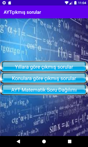 AYT Matematik çıkmış sorular Screen 2