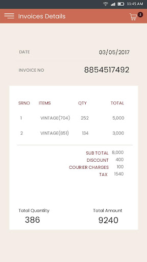 V&J Furnishings Screenshot