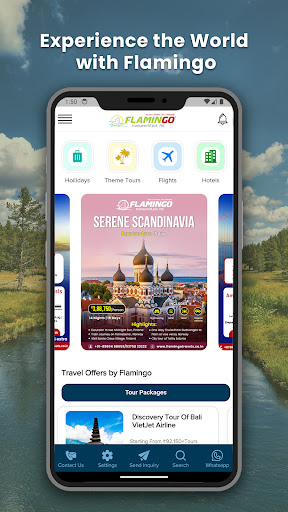 Flamingo Travels Screen 2