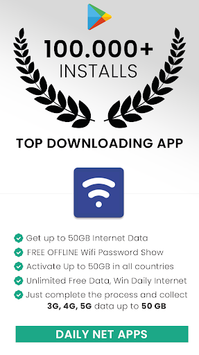 Android application Daily Internet Data 50 GB MB screenshort