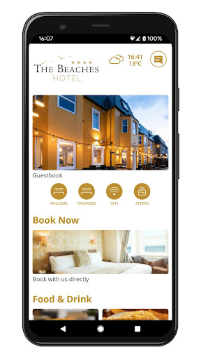 Android application The Beaches Hotel screenshort