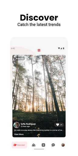 Android application #Trends - Discover & Connect screenshort