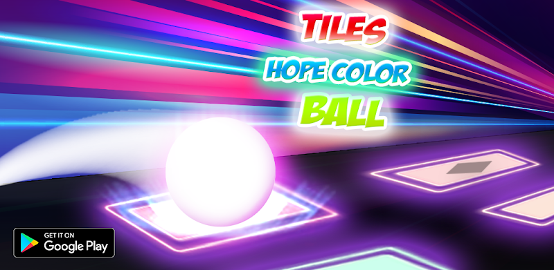 Neon Tiles Hop Color Ball : Forever Dancing Ball