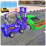 New City Police Parking Forklift Car Simulator icon