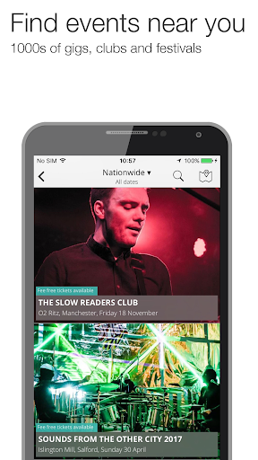 Skiddle: Gigs Clubs Festivals 3.10.0.release screenshots 1
