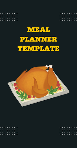 Meal Planner Template Screen 3