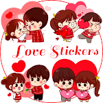Love Stickers Romantic Couple