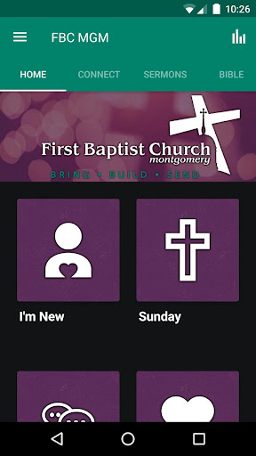 Android application First Baptist Montgomery screenshort