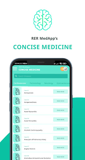 Android application Concise Medicine screenshort