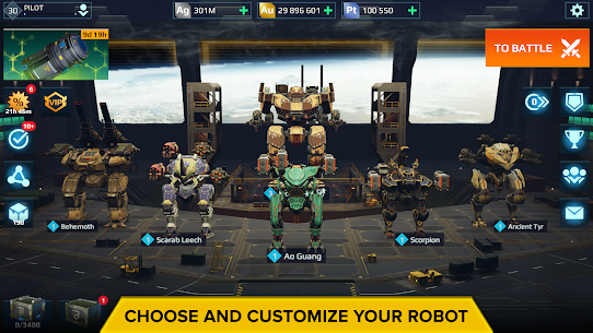 لعبة حرب الروبوتات war robots مهكرة 5