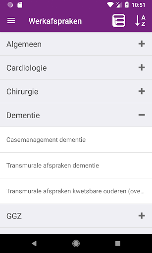 ZorgApp ZHN Screen 2