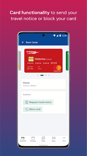 Aruba Bank App Screen 2