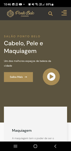 Android application Salão Ponto Belo screenshort