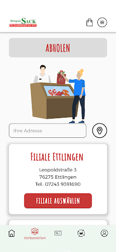 Metzgerei Sack Screen 3