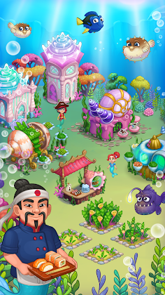 Aquarium Farm: mermaid story - Screenshot 3