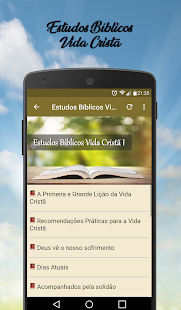 Estudos Bíblicos Vida Cristã Screenshot