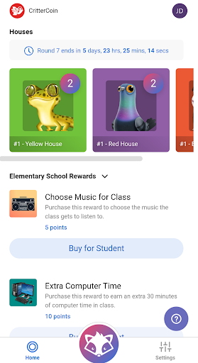 Android application CritterCoin screenshort