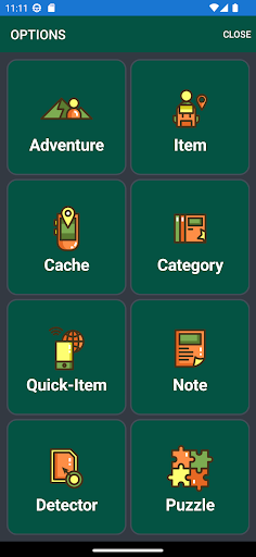 Adventure Cache Screen 2