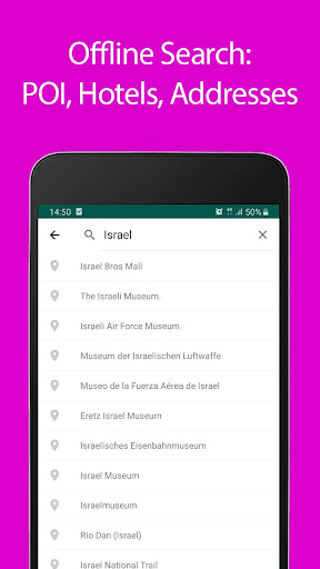 Israel Offline Map and Travel Screen 3