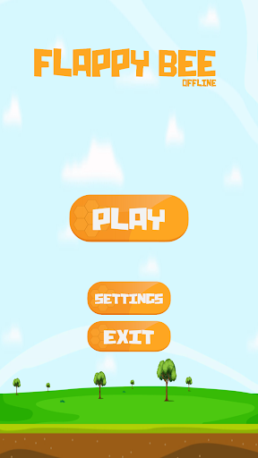 Android application Flappy Bee: Offline screenshort