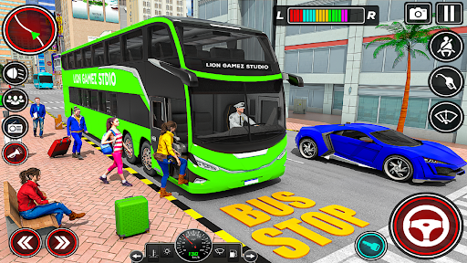 Android application City Bus Simulator 3D Bus Game screenshort