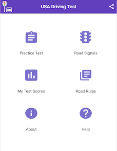 Practice Test USA & Road Signs Capture d'écran