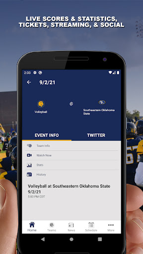 TAMUC Lion Athletics Screen 3