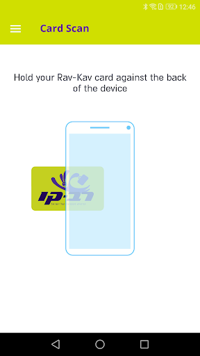 Android application Rav-Kav by HopOn טעינת רב-קו screenshort