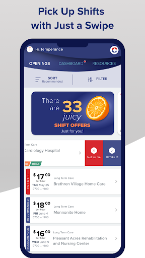 Marketplace - Per Diem Shifts Screen 2